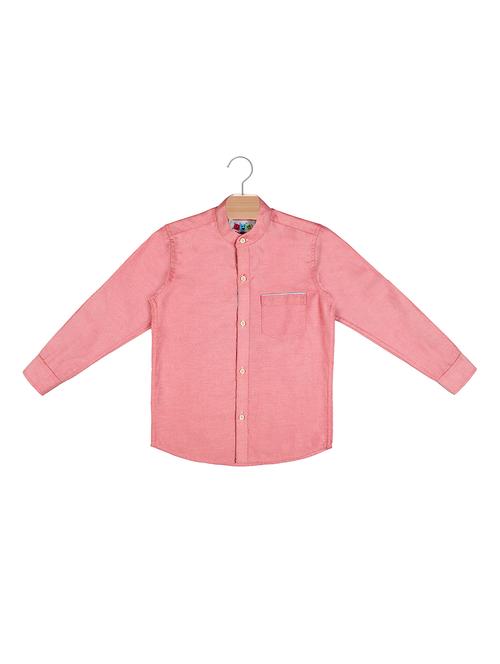 pink cotton shirt - 16564642 - Standard Image - 1