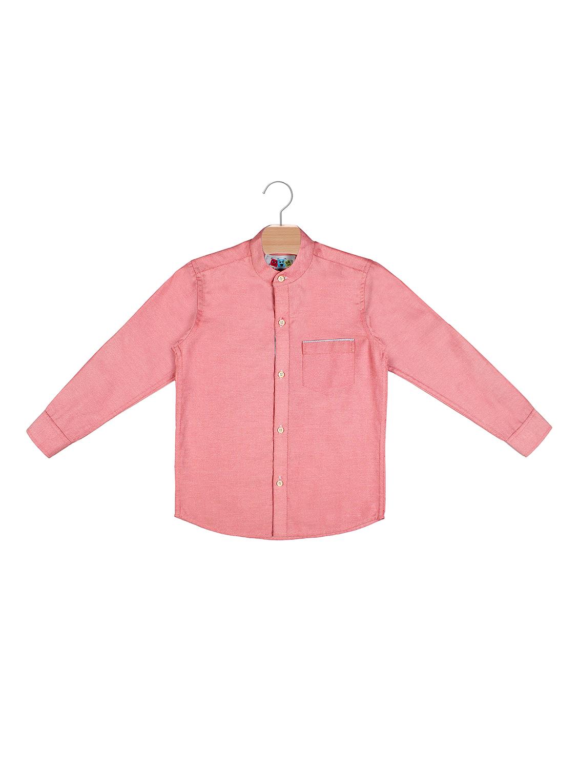 pink cotton shirt - 16564642 - Zoom Image - 1