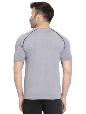 grey solid raglan t-shirt - 16564774 - Standard Image - 3