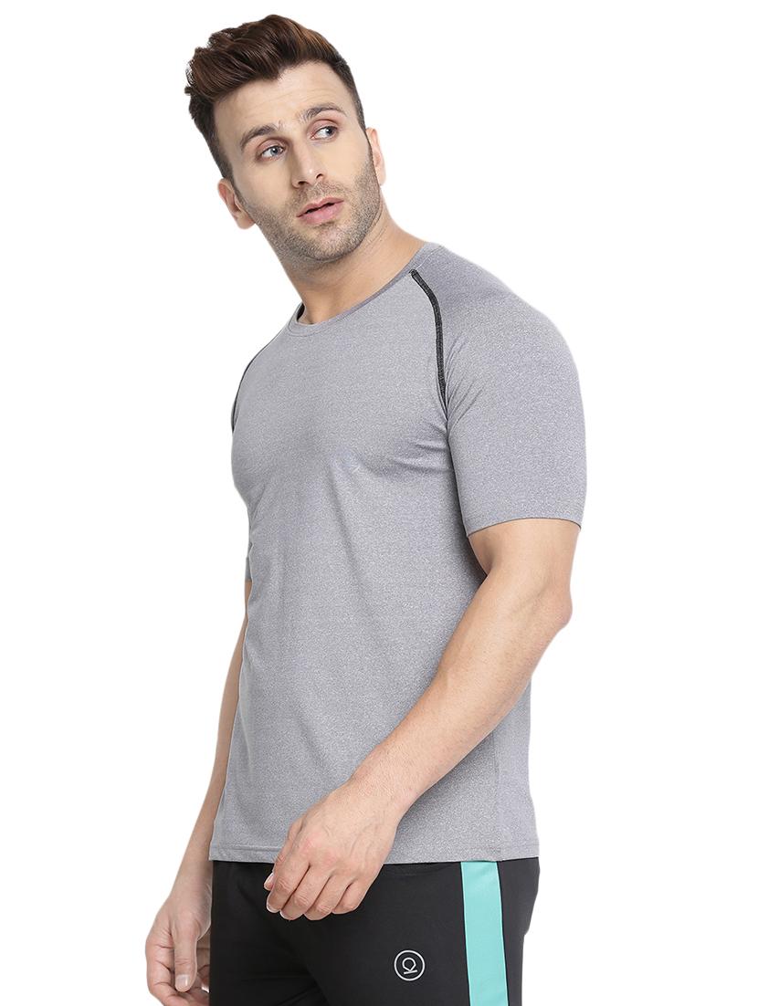 grey solid raglan t-shirt - 16564774 - Zoom Image - 2