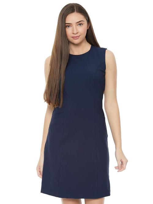 mock neck sheath dress - 16564863 - Standard Image - 1