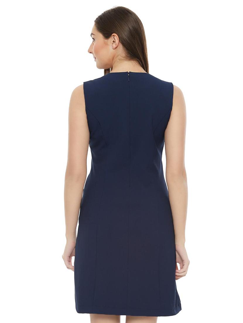 mock neck sheath dress - 16564863 - Zoom Image - 2