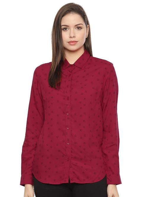 long sleeved graphic printed shirt - 16564907 - Standard Image - 1