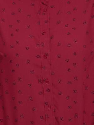 long sleeved graphic printed shirt - 16564907 - Standard Image - 4