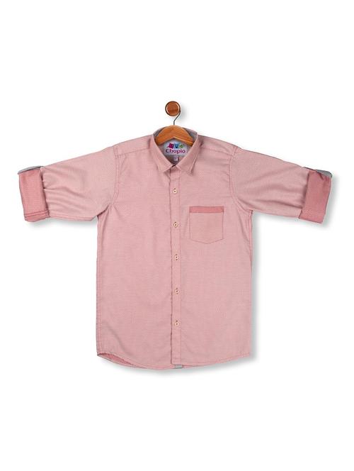pink polyester shirt - 16565114 - Standard Image - 1