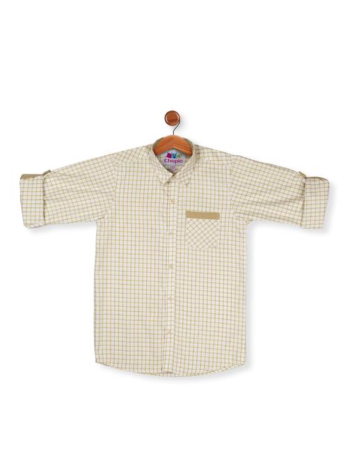 beige polyester shirt - 16565129 - Standard Image - 1