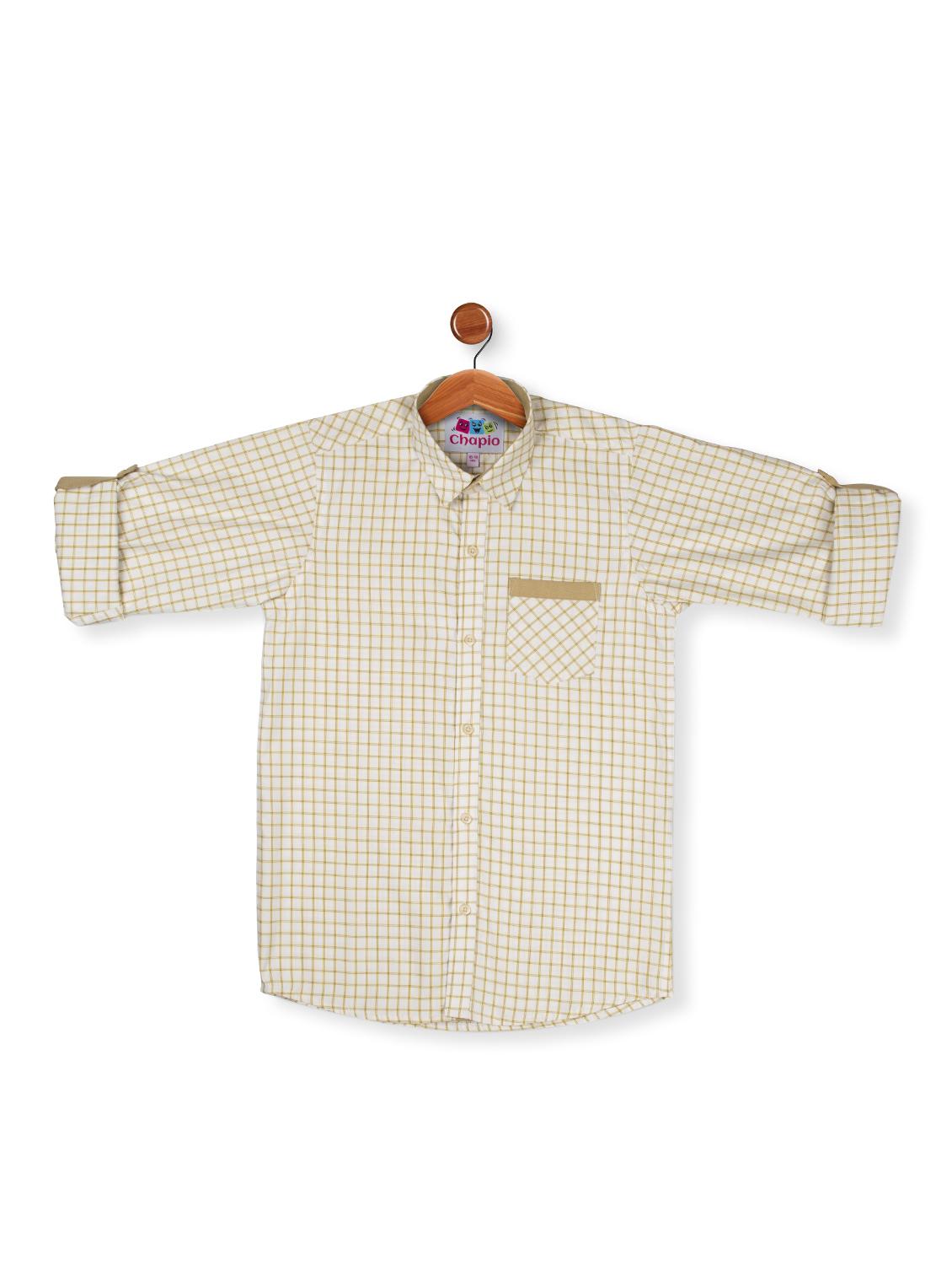 beige polyester shirt - 16565129 - Zoom Image - 1
