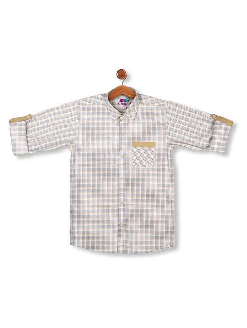 beige polyester shirt - 16565184 - Standard Image - 1