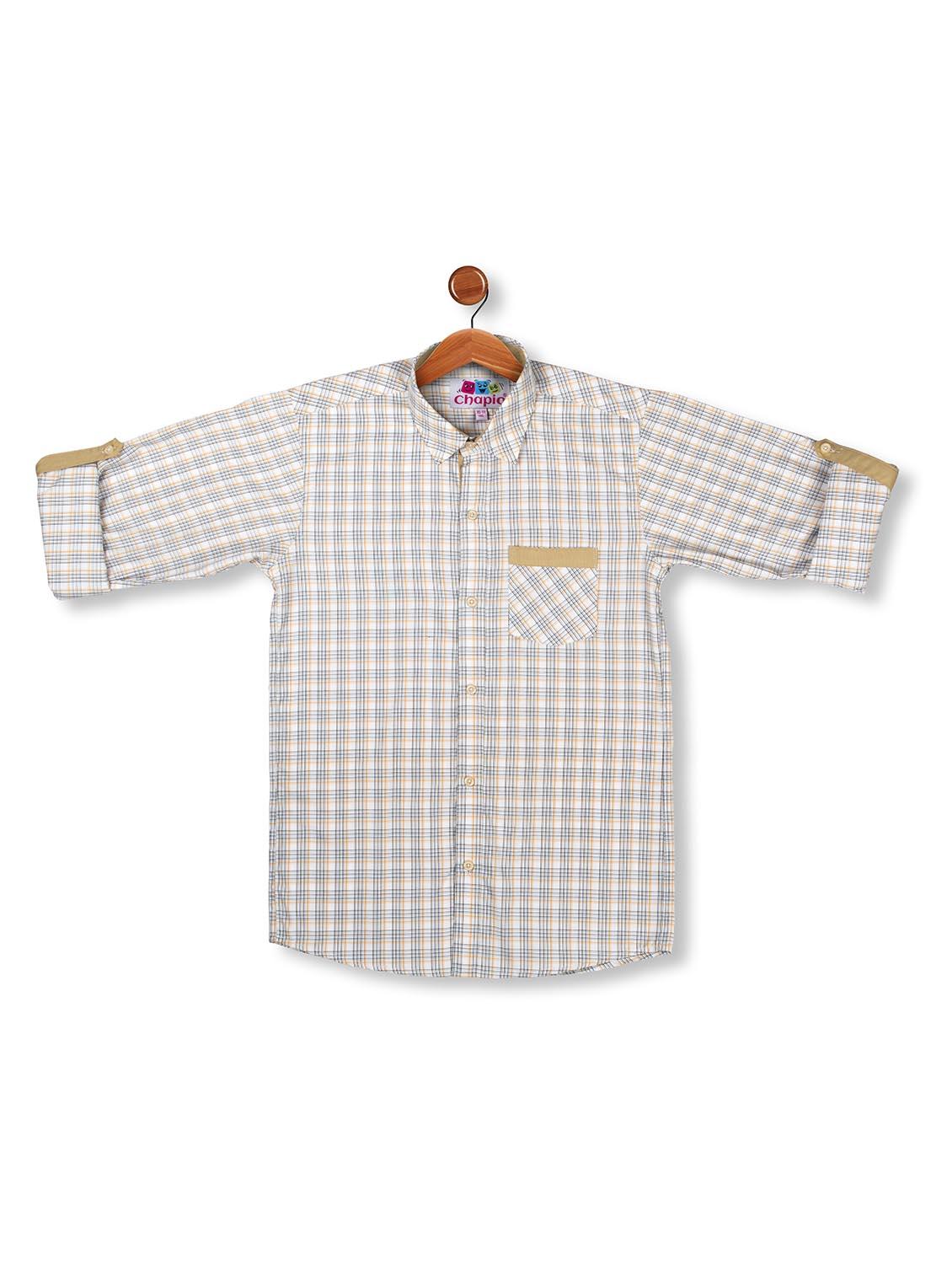 beige polyester shirt - 16565184 - Zoom Image - 1