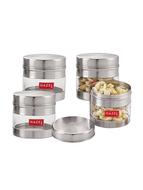 stainless steel transparent container set of 4 - 16565223 - Standard Image - 1