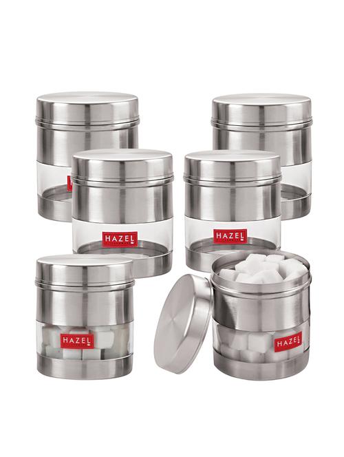 stainless steel transparent container set of 6 - 16565230 - Very Small Image - 1