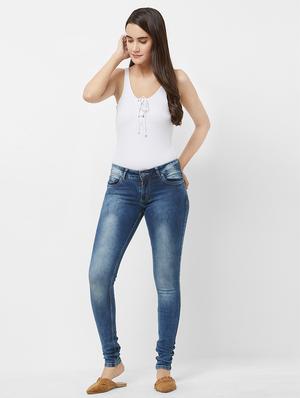 mid rise stone wash jeans - 16565345 - Standard Image - 4