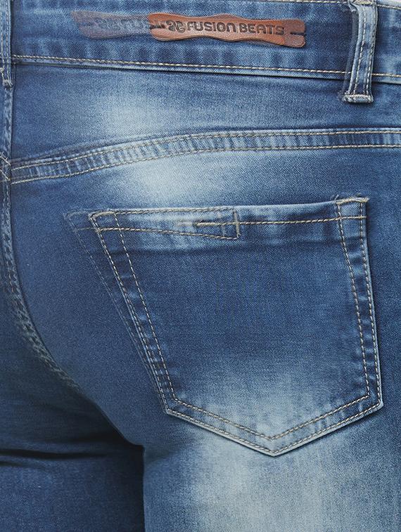 mid rise stone wash jeans - 16565345 - Zoom Image - 5