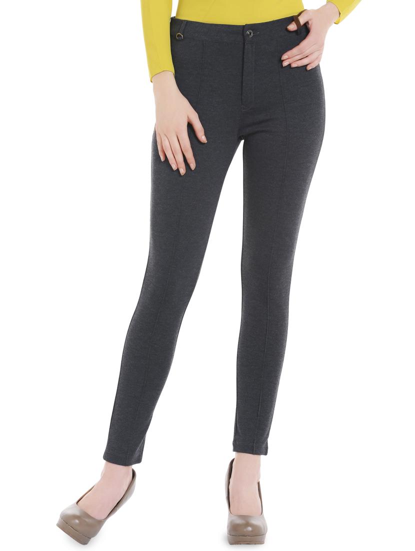 high rise solid trouser - 16565350 - Zoom Image - 1