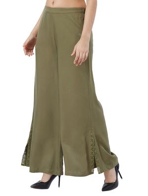 mid rise flared palazzo - 16565353 - Standard Image - 2