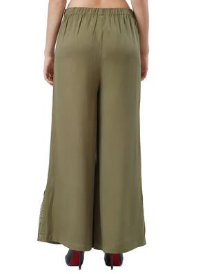 mid rise flared palazzo - 16565353 - Standard Image - 3