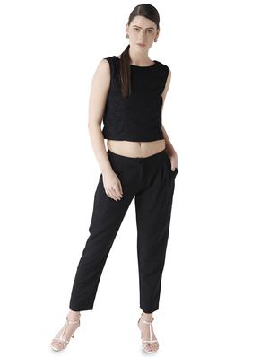 round neck embellished crop top - 16565367 - Standard Image - 4