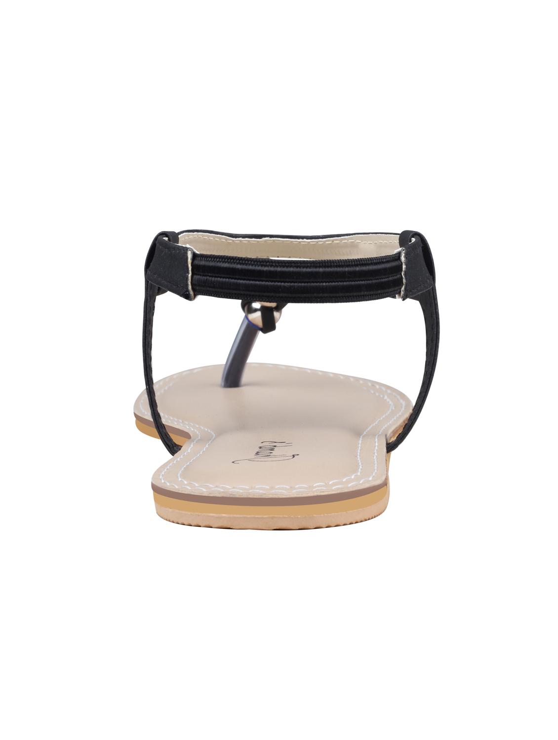 black back strap sandals - 16566287 - Zoom Image - 3