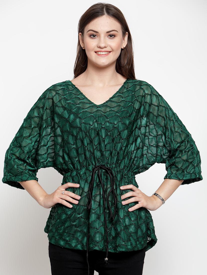 drawstring kimono sleeved top - 16566370 - Zoom Image - 1