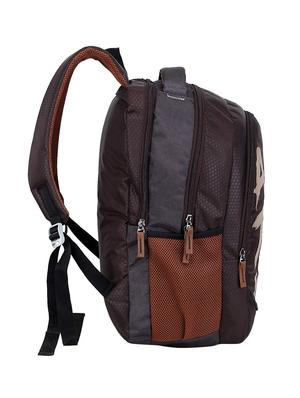 dark brown polyester backpack - 16566727 - Standard Image - 4