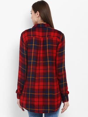 button up checkered shirt - 16567058 - Standard Image - 3