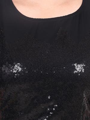 round neck sequined sheath dress - 16567583 - Standard Image - 4