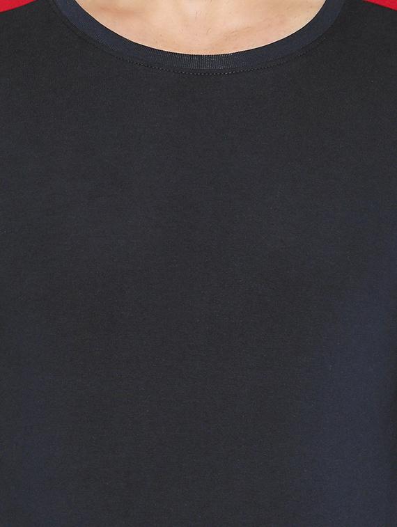 navy blue taped t-shirt - 16567835 - Zoom Image - 5