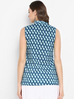 printed straight kurti - 16568688 - Standard Image - 3