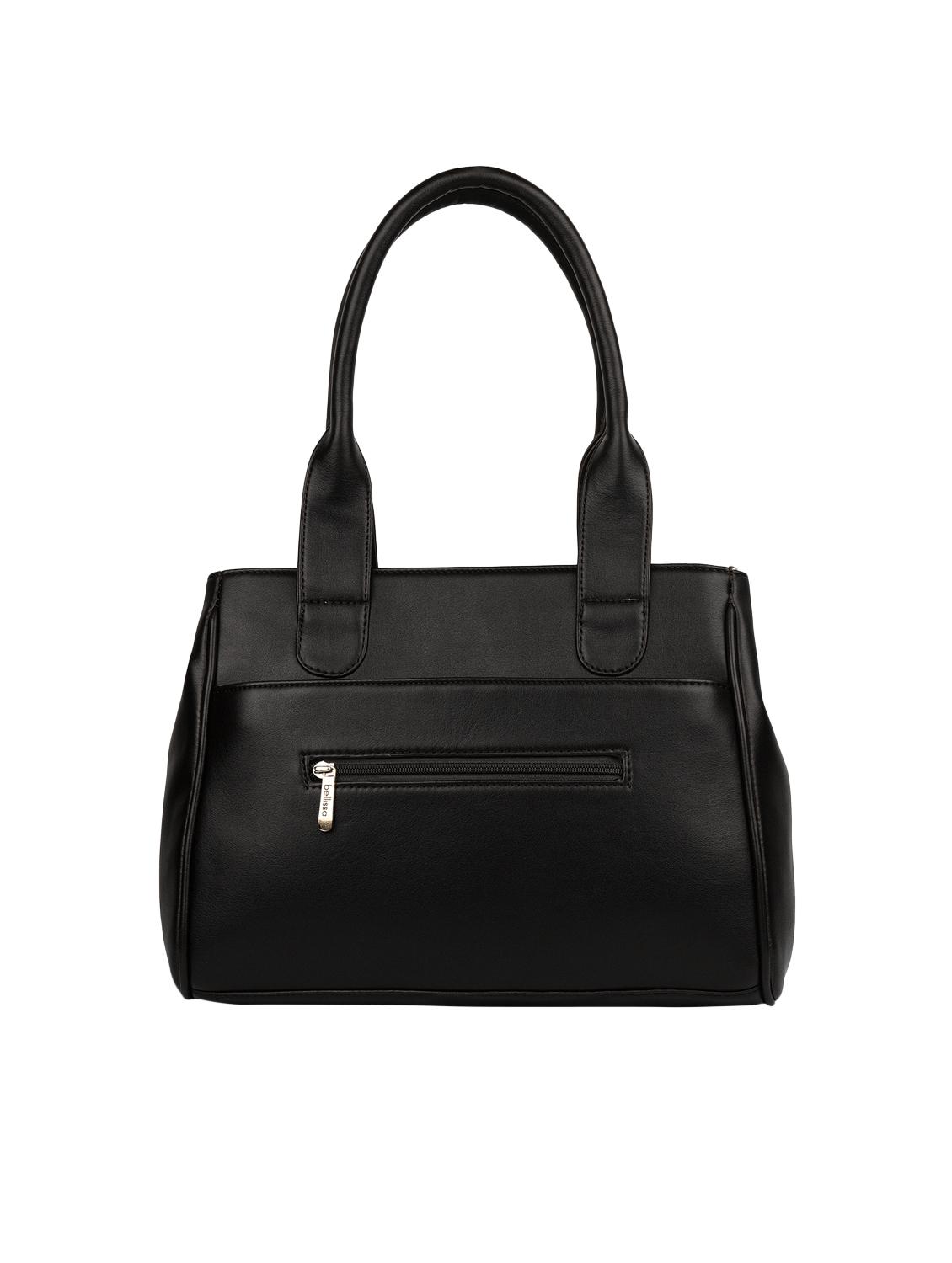 black leatherette (pu) regular handbag - 16569257 - Zoom Image - 2