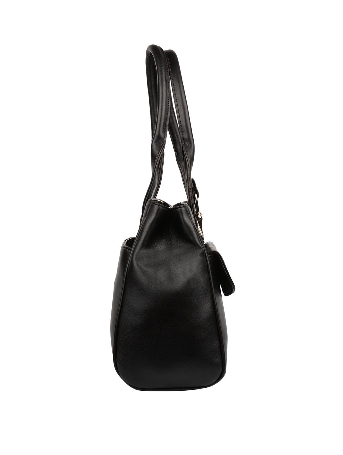 black leatherette (pu) regular handbag - 16569257 - Zoom Image - 5
