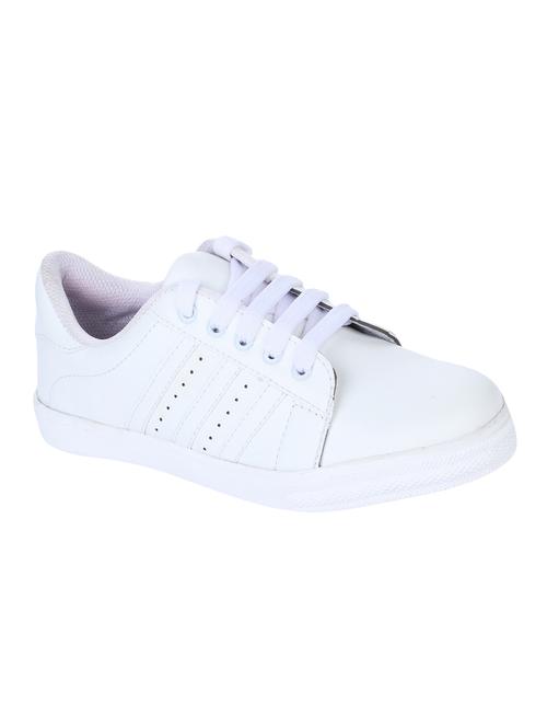 footkala white lace-up sneakers - 16569458 - Very Small Image - 1