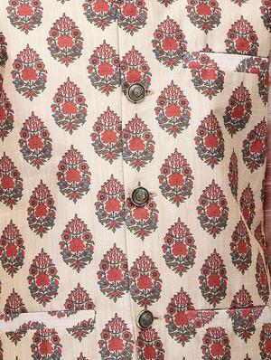 pink silk kurta set - 16569761 - Standard Image - 4