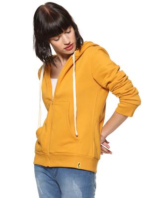 long sleeved solid hooded jacket - 16569980 - Standard Image - 2