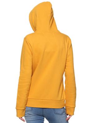 long sleeved solid hooded jacket - 16569980 - Standard Image - 3