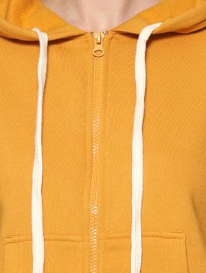 long sleeved solid hooded jacket - 16569980 - Standard Image - 5