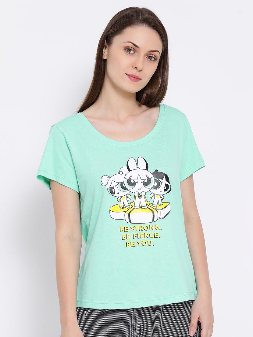 scoop neck quirky tee - 16570019 - Zoom Image - 1