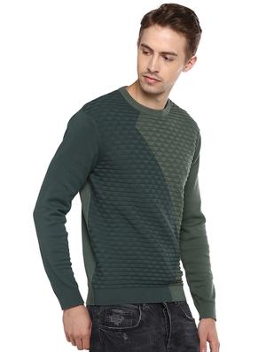 green color block pullover - 16570204 - Standard Image - 2
