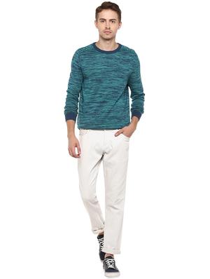 blue printed pullover - 16570209 - Standard Image - 4