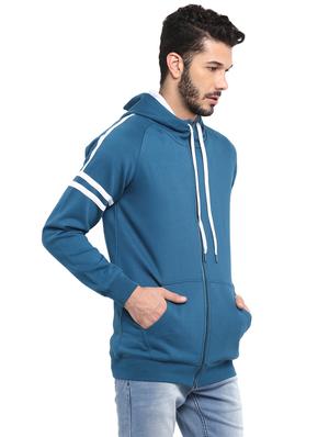 blue taped sweatshirt - 16570210 - Standard Image - 2