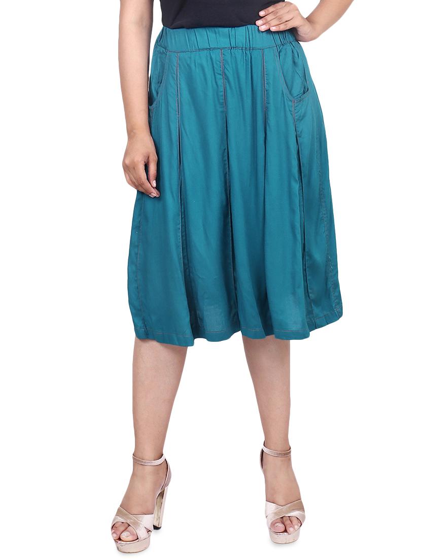 pocket detail a-line skirt - 16570294 - Zoom Image - 1