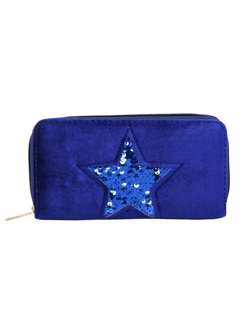 blue velvet wallet - 16570358 - Very Small Image - 1