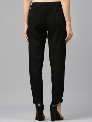high rise pleated trousers - 16570745 - Standard Image - 3