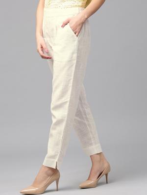 high rise pleated trousers - 16570746 - Standard Image - 2