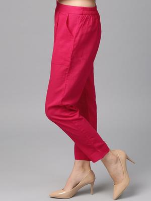 high rise pleated trousers - 16570749 - Standard Image - 2