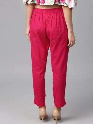 high rise pleated trousers - 16570749 - Standard Image - 3
