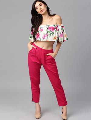 high rise pleated trousers - 16570749 - Standard Image - 4