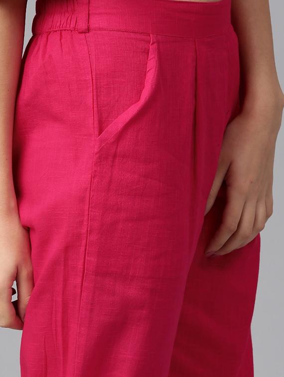 high rise pleated trousers - 16570749 - Zoom Image - 5