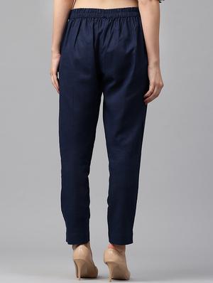 high rise pleated trousers - 16570757 - Standard Image - 3