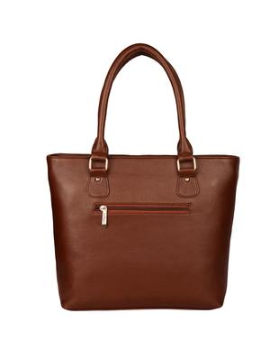 tan leatherette (pu) regular handbag - 16570957 - Standard Image - 2