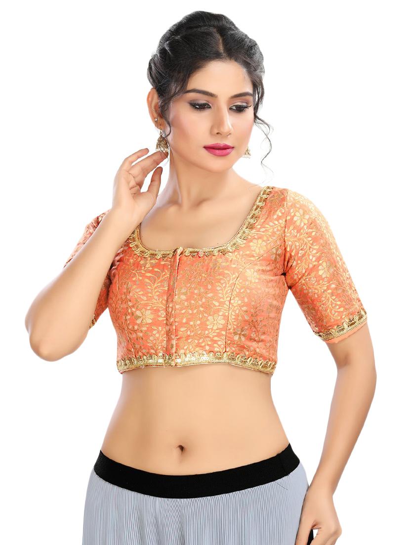 gold embroidered blouse - 16571881 - Zoom Image - 1